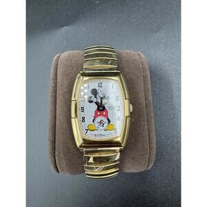 Seiko 80’s Vintage Mickey Mouse Watch 2K03-5019 Twist-O-Flex with New Battery VG
